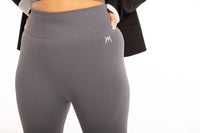 ATHENA LEGGINGS - GREY - Empire Activewear