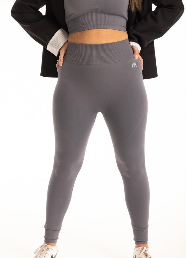 ATHENA LEGGINGS - GREY - Empire Activewear