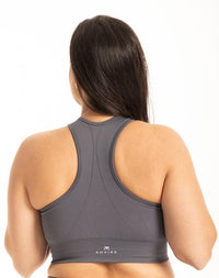 ATHENA SPORTS BRA - GREY - Empire Activewear