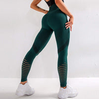 EXELFIT LEGGINGS - GREEN - Empire Activewear