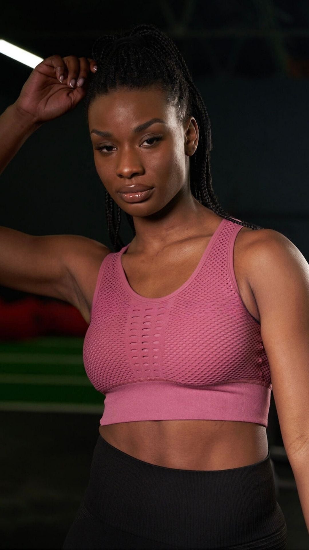 EZELL SPORTS BRA - ROSE - Empire Activewear