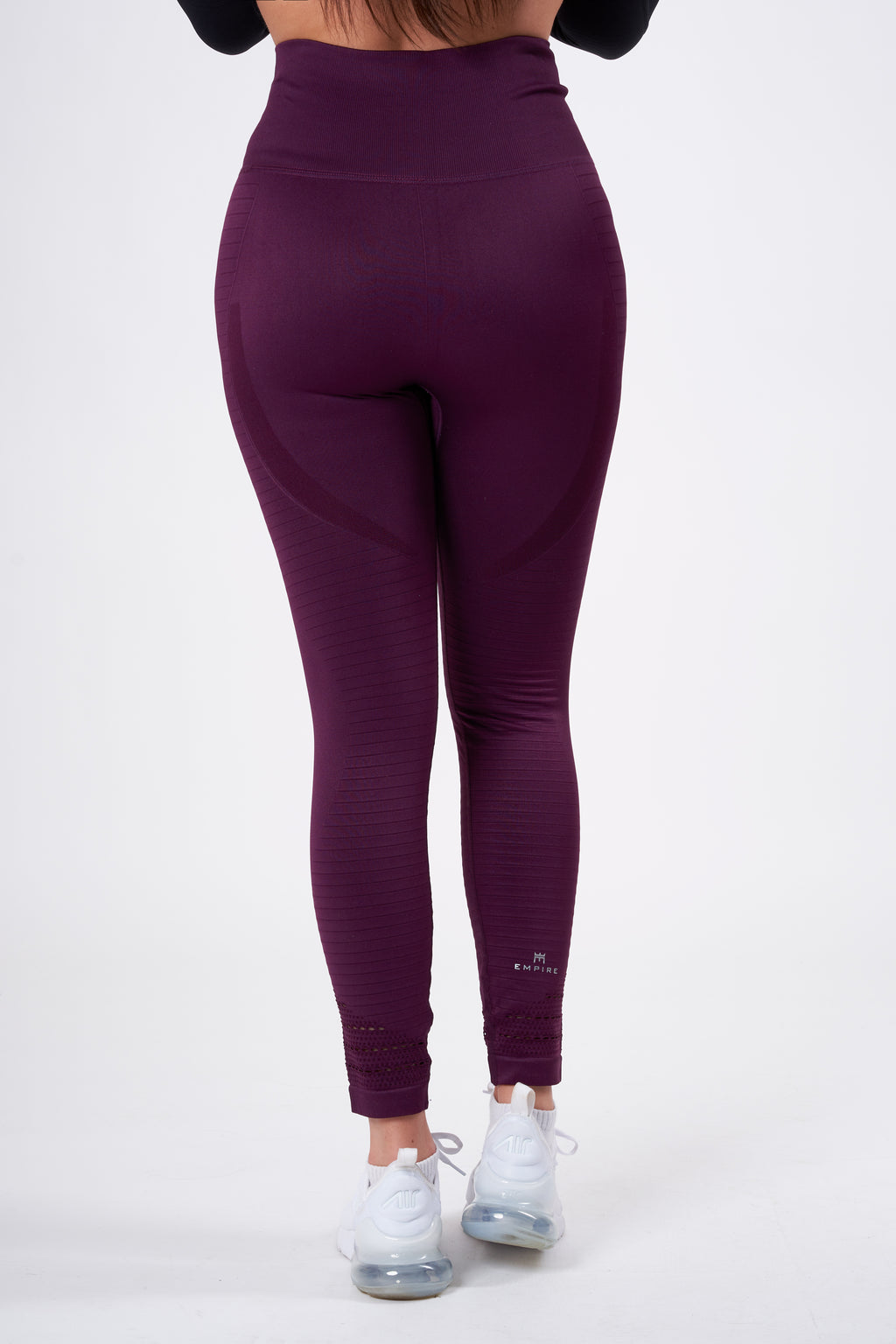 M) RBX Dark Purple Crop Leggings Womens – Revived Clothing Exchange