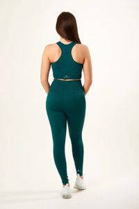ATHENA LEGGINGS - TEAL - Empire Activewear