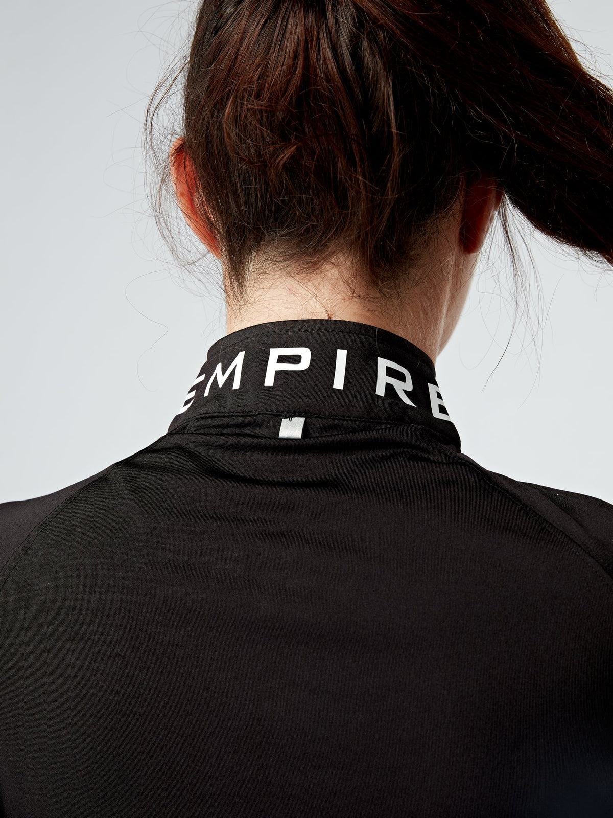EVOLVE GOLD HALF ZIP LONG SLEEVED TOP - BLACK - Empire Activewear