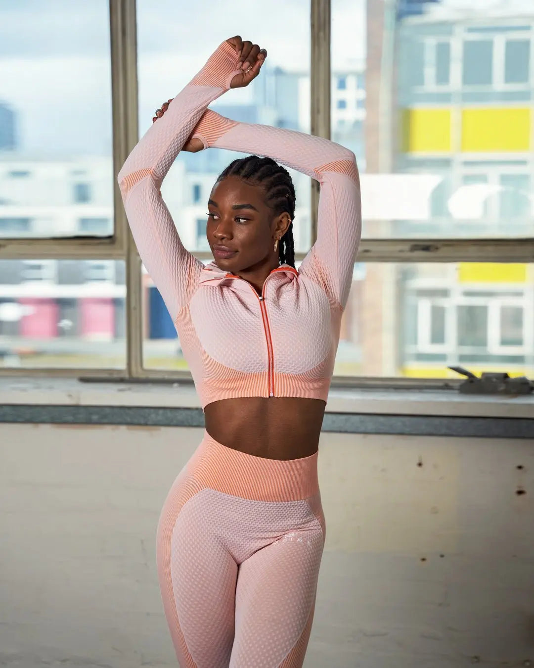 TWILIGHT CROP TOP - PINK - Empire Activewear