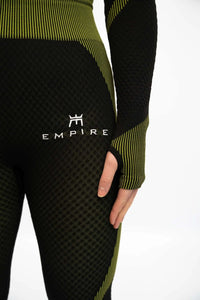 TWILIGHT LEGGINGS - GREEN - Empire Activewear
