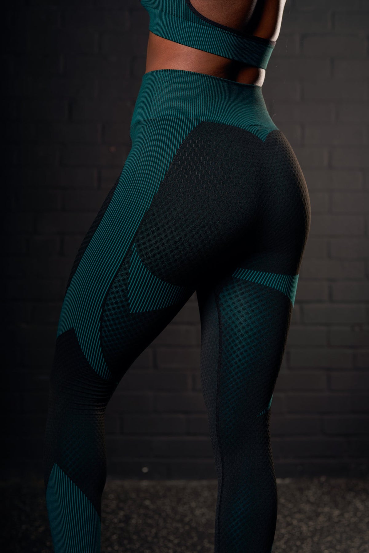 TWILIGHT LEGGINGS - TEAL - Empire Activewear