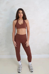 Mocha Sports Bra - Empire Activewear