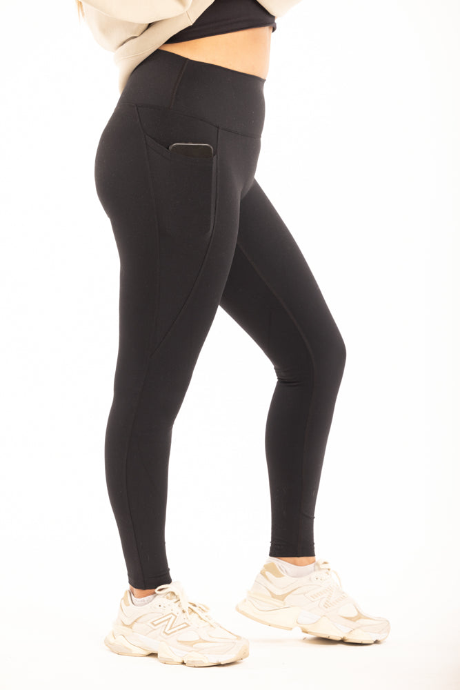 EVOZA POCKET LEGGINGS - BLACK