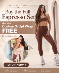 Espresso set with free contour sculpt wrap