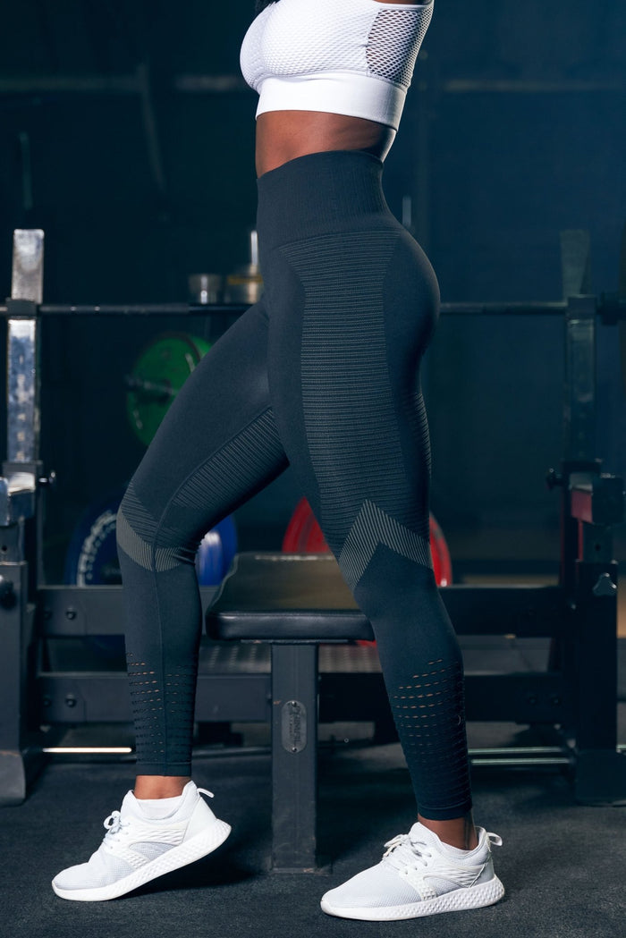 EXELFIT LEGGINGS - BLACK - Empire Activewear