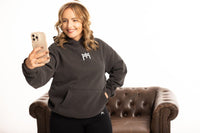 RELAX OVERSIZED HOODIE - BLACK - Empire Activewear
