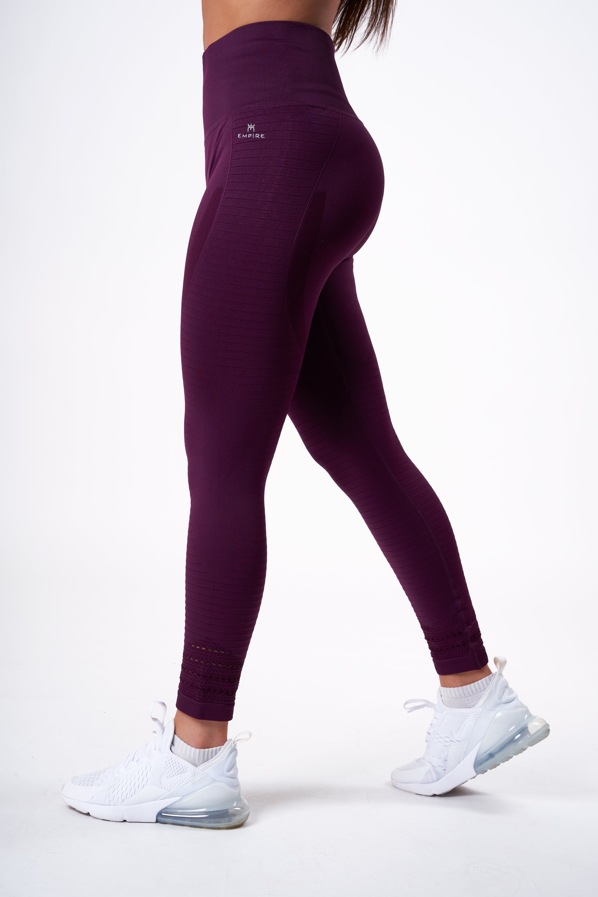 Dark plum leggings sale