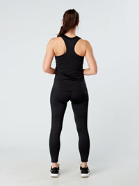 EVOLVE GOLD TANK TOP - BLACK - Empire Activewear