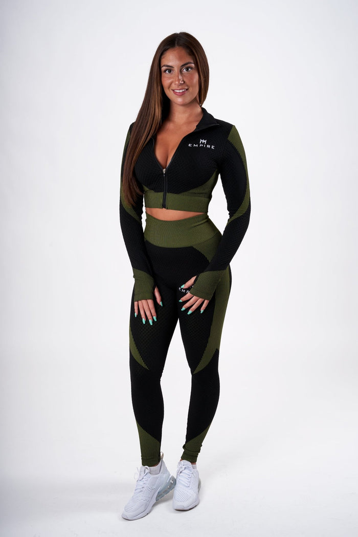 TWILIGHT LEGGINGS - GREEN - Empire Activewear