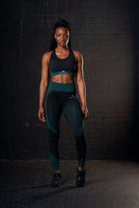 TWILIGHT LEGGINGS - TEAL - Empire Activewear