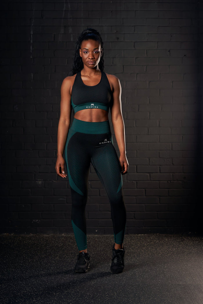 TWILIGHT LEGGINGS - TEAL - Empire Activewear