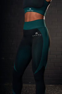 TWILIGHT LEGGINGS - TEAL - Empire Activewear